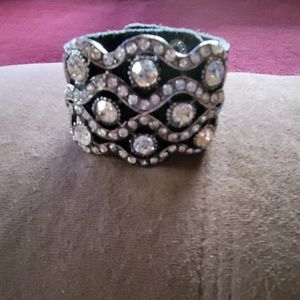 BLING LEATHER BRACELET